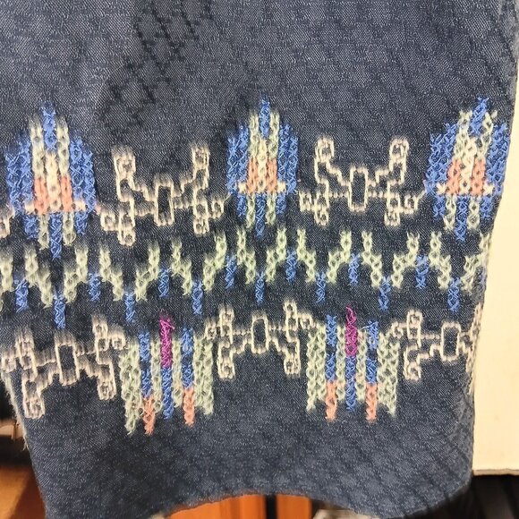 Knox Rose Boho Embroidered Tassel Dress M - Picture 4 of 8